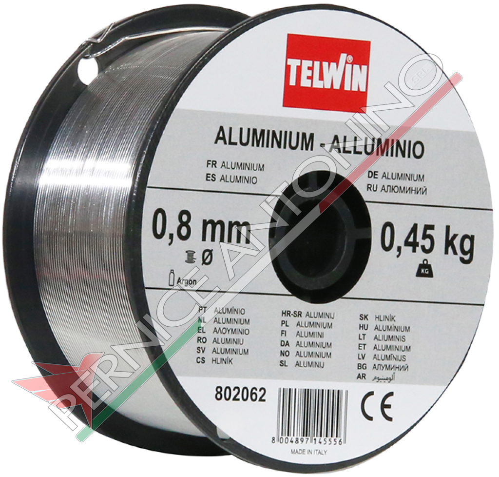 Bobina 0,45 kg di filo alluminio