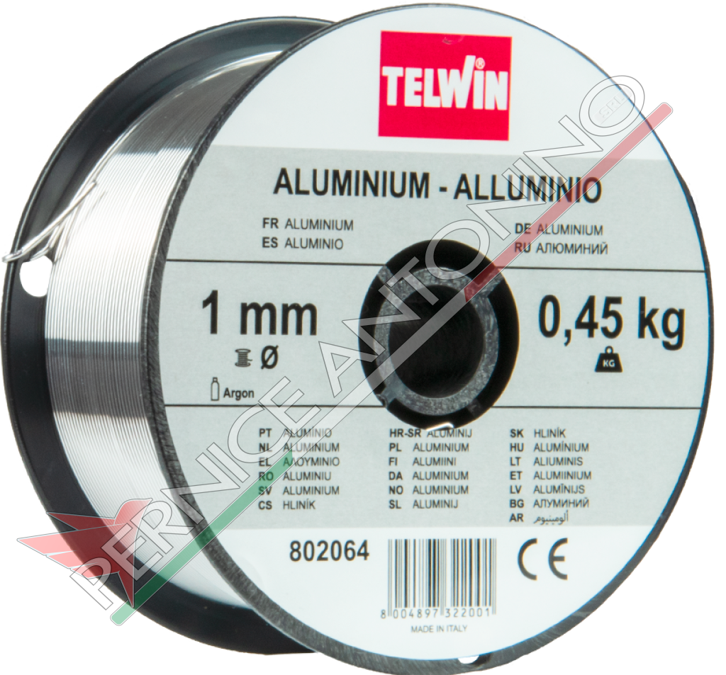 Aluminium wire coil 0,45 kg