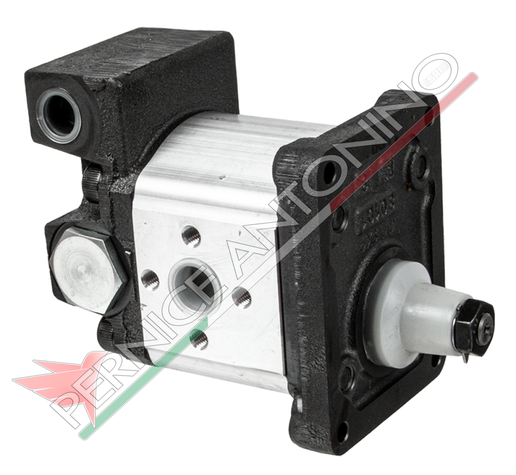 Gear pump GROUP 2 with flow control valve 2 ways