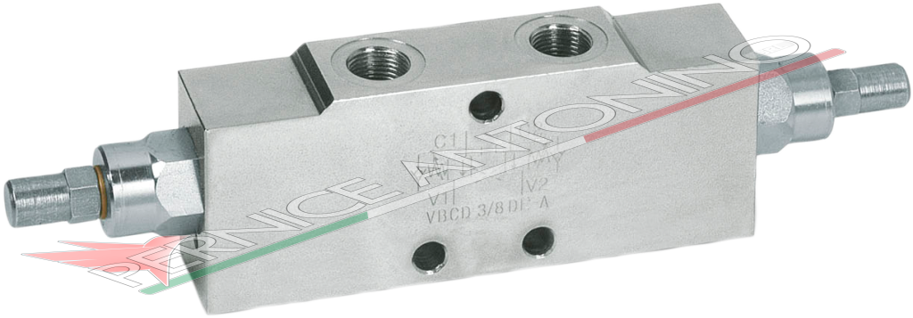 BLOCK AND CONTROL OF THE DOUBLE ACTING DESCENT VALVE