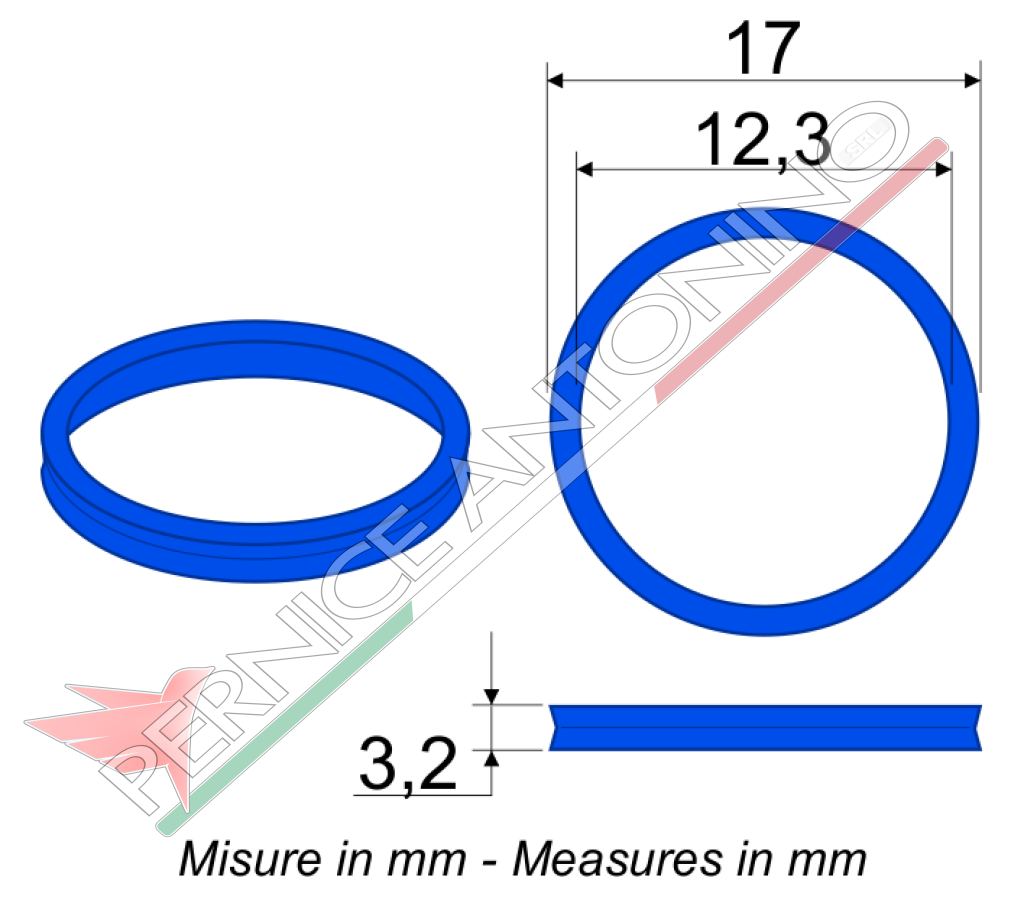 Guarnizione innesto maschio per piastra multifaster