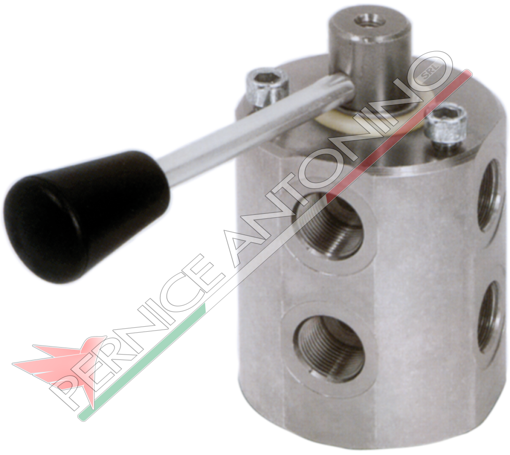 6-ways steel diverter valve