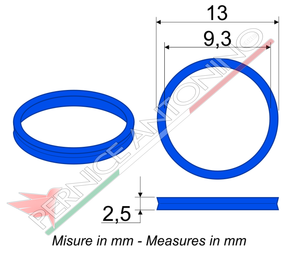 Guarnizione innesto maschio per piastra multifaster