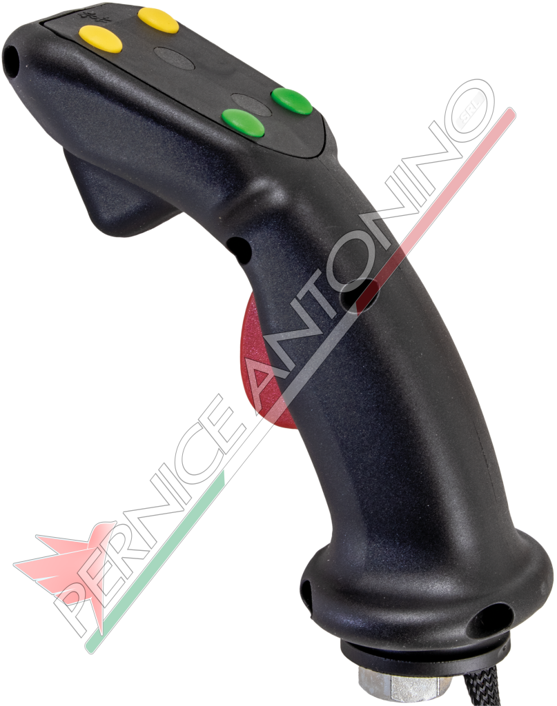 Leva di comando 4 pulsanti ergonomica con 