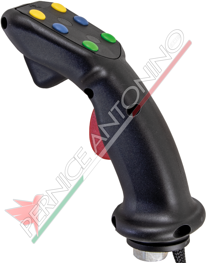 Leva di comando 6 pulsanti ergonomica con 