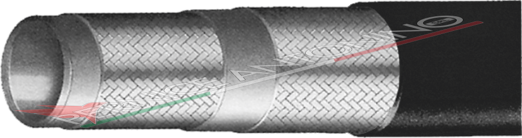 Tubo per idropulitrici a 2 trecce