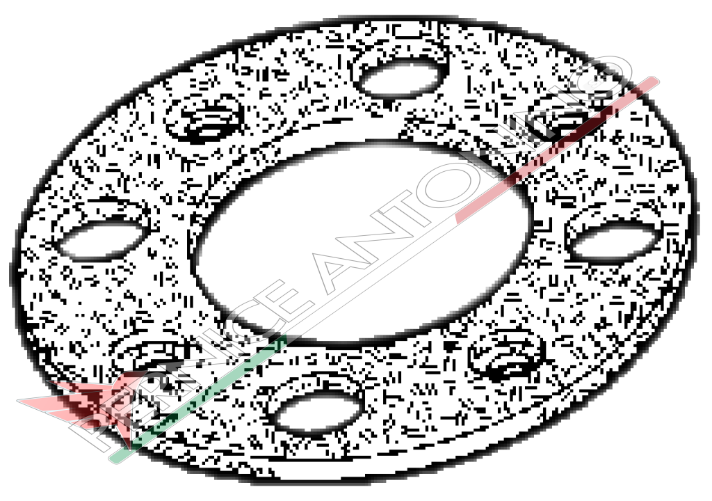 Anello per frizione cambio116x73x4,5 - 4 fori