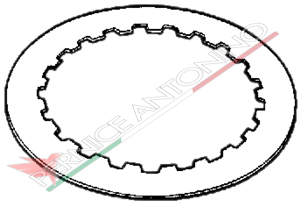 Controdisco271x205x2,5 - 70 denti