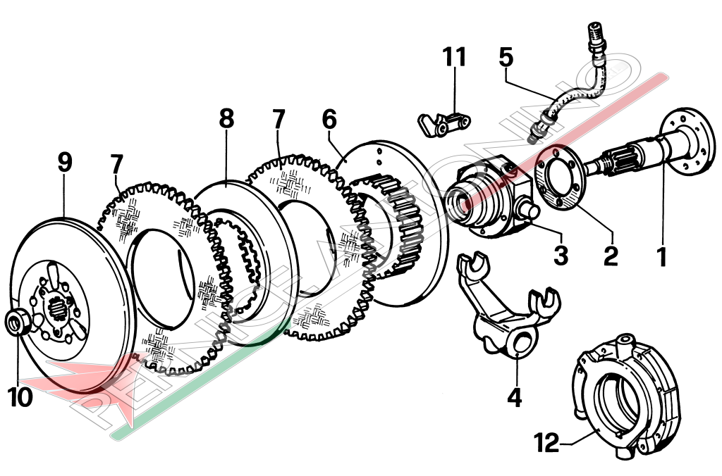 Steering clutch ring 8 holes