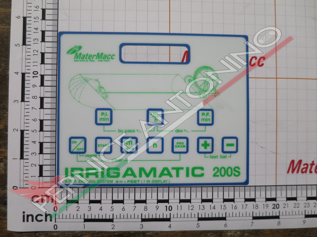 tastiera IRRIGAMATIC 200/s