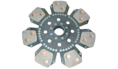 Rigid central clutch disc