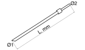 TELESCOPIC STEEL SLURRY TANK PIPE - 720 MM