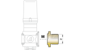 Flange for SERIES 463/863 valves