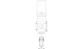 BY-PASS connection for boom section valves