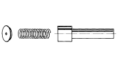 Yoke pin for PTO shafts