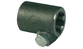 Splined coupling with bolt