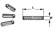 Elastic pin for drive shaft