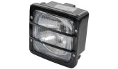 Square front headlamp with 3 lights