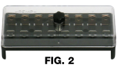 Fuse box for 8 continental fuses