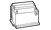 Standard 12V battery - HELLA