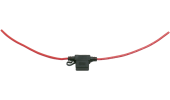 Watertight fuse holder for mini blade fuses