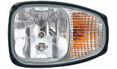 Main headlamp complete with bulbs with direction indicator LEFT