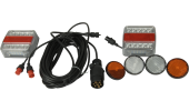 kit fanali post. LED cavo7,5 mt+2,5