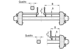 AXLES WITH BRAKE MADE OF IRON