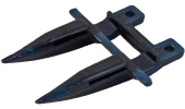 Double FINGER in induction hardened steel for ITALIAN AND FOREIGN COMBINE HARVESTERS