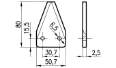 BLADES FOR MIXING MACHINES