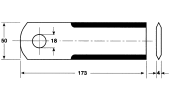 Coltello per trinciapaglia