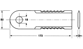 Coltello per trinciapaglia dentato