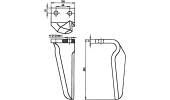 Dente per erpici rotativi - Dominator