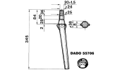 Dente per erpici rotativi - Conico