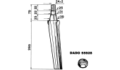 Dente per erpici rotativi - Conico piatto