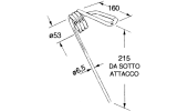 Dente anteriore per seminatrice standard