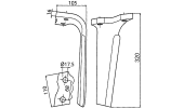 Dente per erpici rotativi