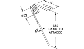 Dente anteriore per seminatrice standard