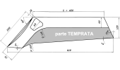 VOMERO TIPO UNIVERSALE SPALLA 420 mm - DX