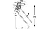 Front tine for seed drill - various manufacturers