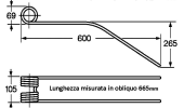 Rotary swather spring