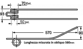 Dente a molla per giroandanatore