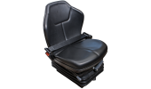 SEAT WITH SUSPENSION AND SLIDE RAILS TYPE PS40