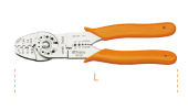 Crimping pliers for non-insulated open terminals, standard model