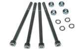 Screws and through bolts for 8 ways