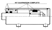 Kit guarnizioni per cilindro a doppio effetto