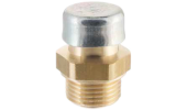 Brass breather plug with valve