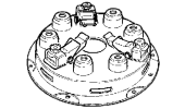 Single-plate clutch with spiral springs Ø 160 mm plate